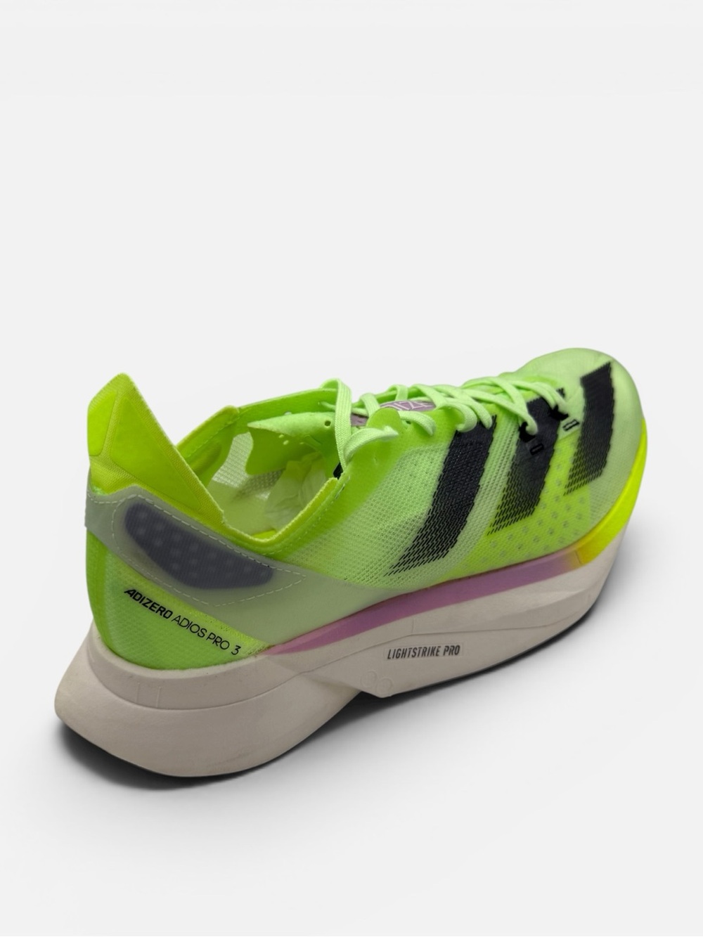 adidas Women’s Adizero Adios Pro 3 Trainers - lucid lemon - Picture 3 of 14